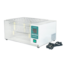 Banho de água transparente 